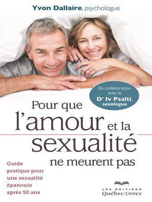 cover image of Pour que l'amour et la sexualité ne meurent pas
